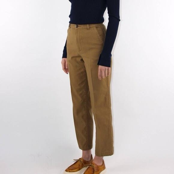 Moussy Pants - Moussy Vintage Tan Straight Leg Pants Large